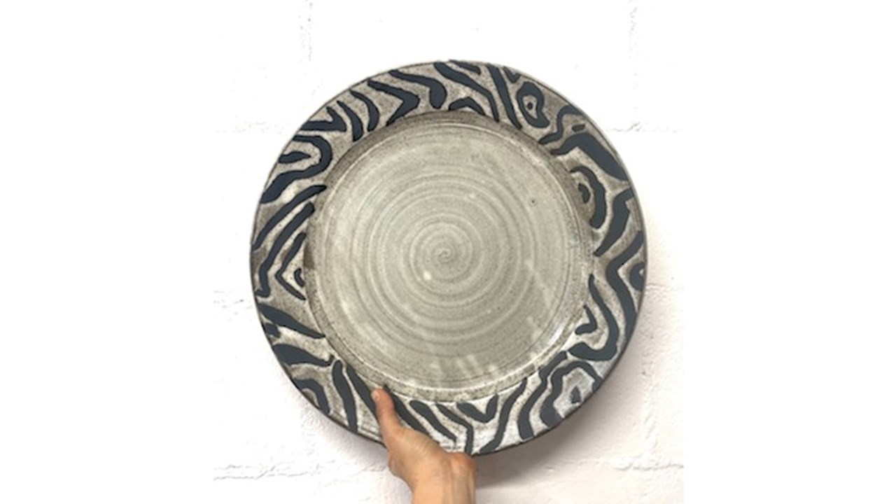 Radiant Grain Serving Platter