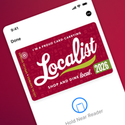 BUY ONE, GET ONE -- 2026 Digital Localist Card