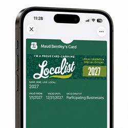2027 Digital Localist Card