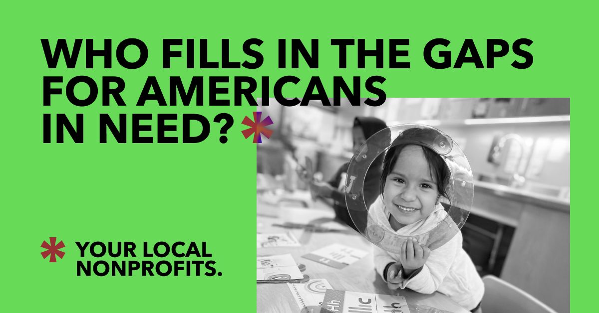 Who fills in the gaps for Americans in need?
