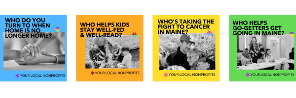 Sample Graphics of the Nonprofits Get it Done Campaign