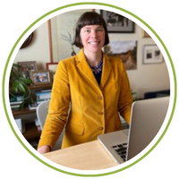 Headshot of presenter, Katherine Sims