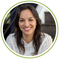 Headshot of keynote speaker, Mónica Guzmán
