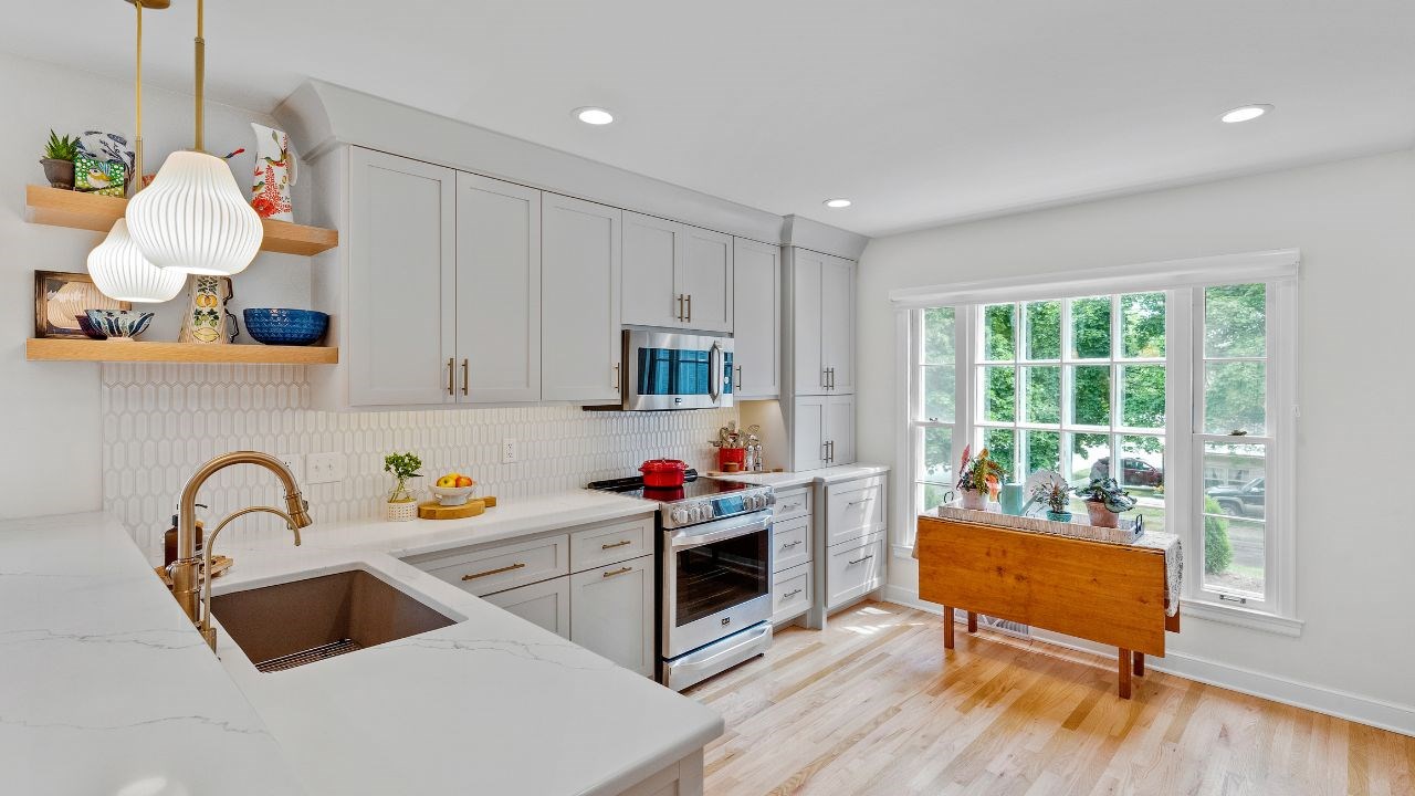 A Beautiful Kitchen with Minimalist Design and Maximum Function