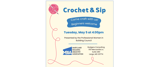 Professional Women in Building Council Crafternoon Crochet & Sip
