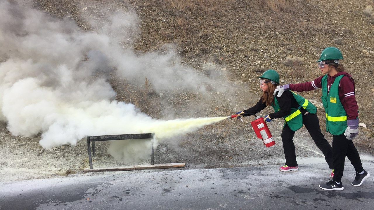 CERT Fire Extinguisher training