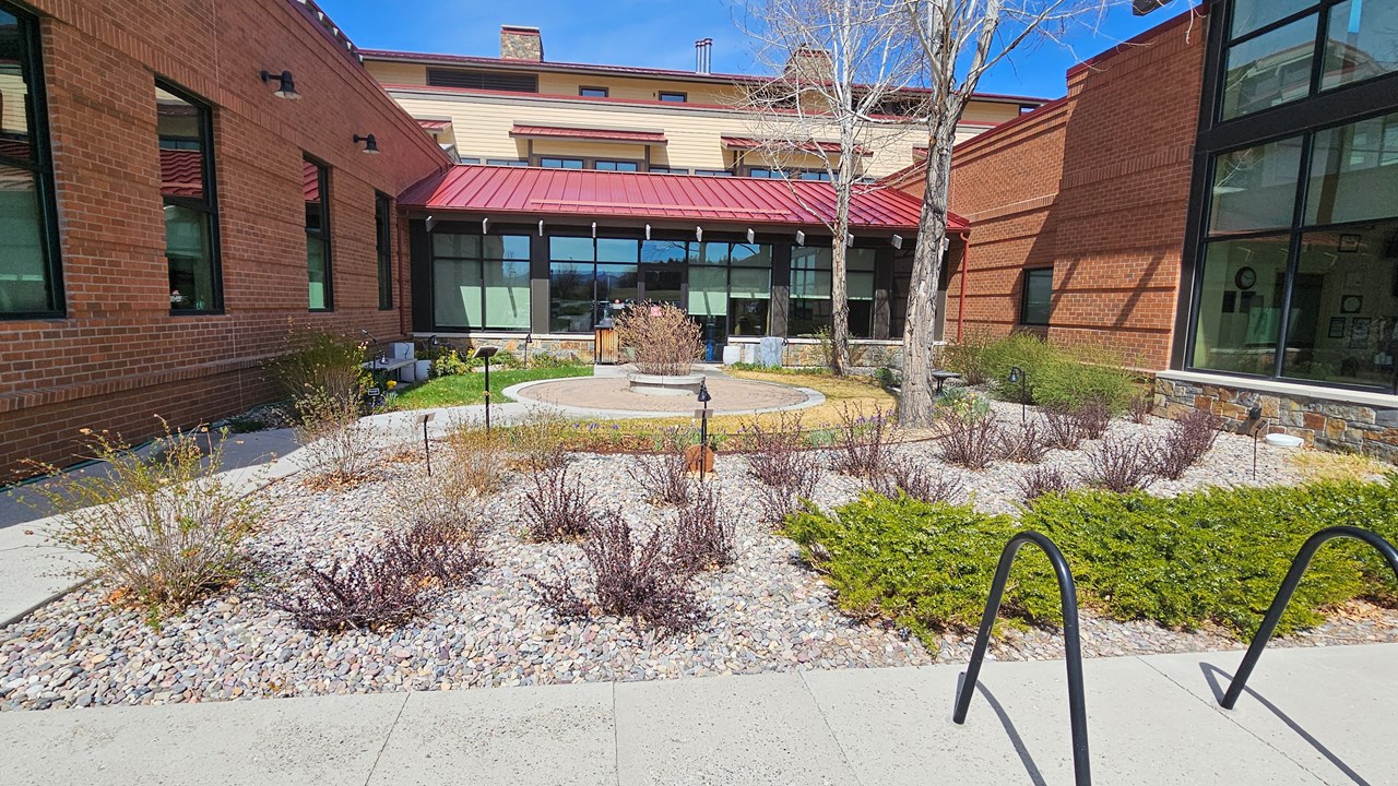 Barrett Hospital Healing Garden in memory of George Fryett