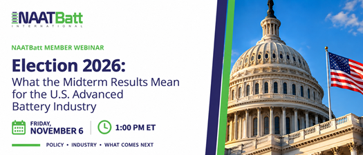 Election 2026: What the Midterm Results Mean for the U.S. Advanced Battery Industry