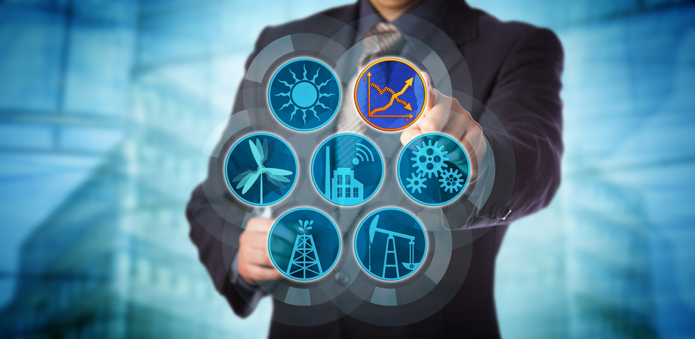 Energy industry professionals networking