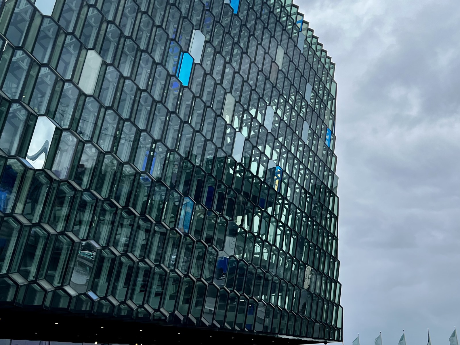 Glass building - Iceland 
