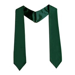 NBHS Gradutation Stoles 66" Long, 5" Width Hunter Green