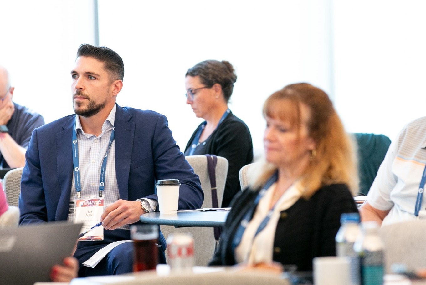 Attendees learn at the Public Pension Funding Forum 2025