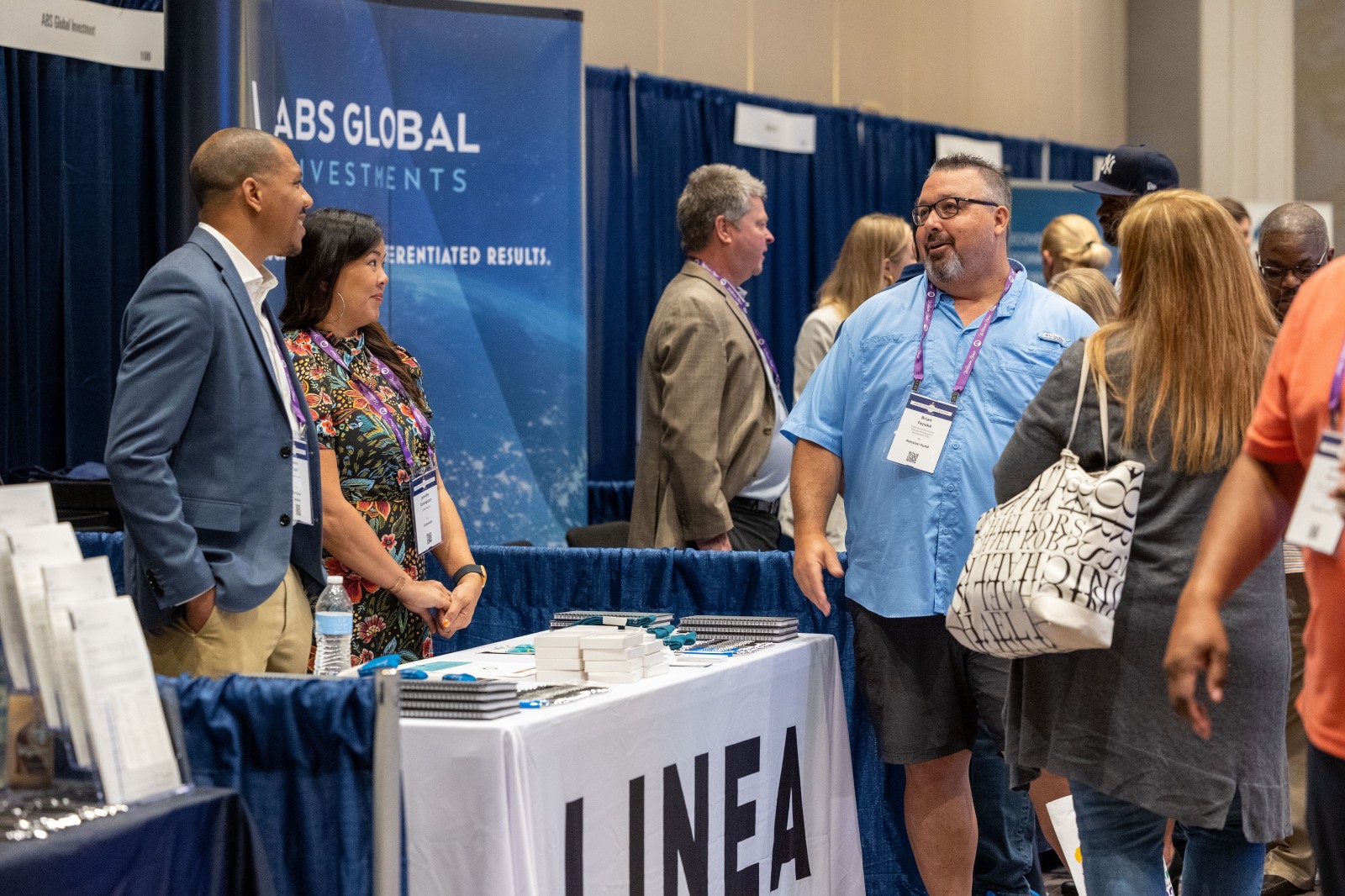 Linea exhibits at NCPERS Conference