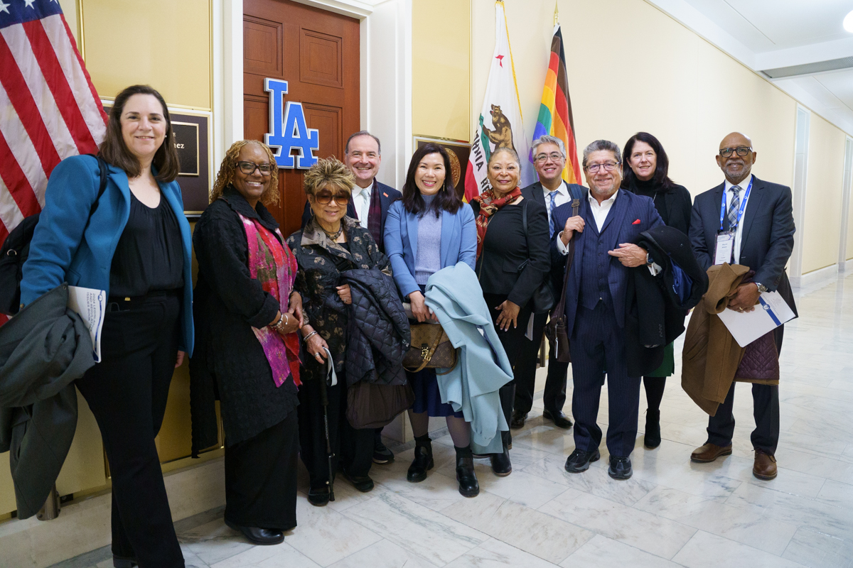 Public pension leaders attend meetings on the Hill, Washingt