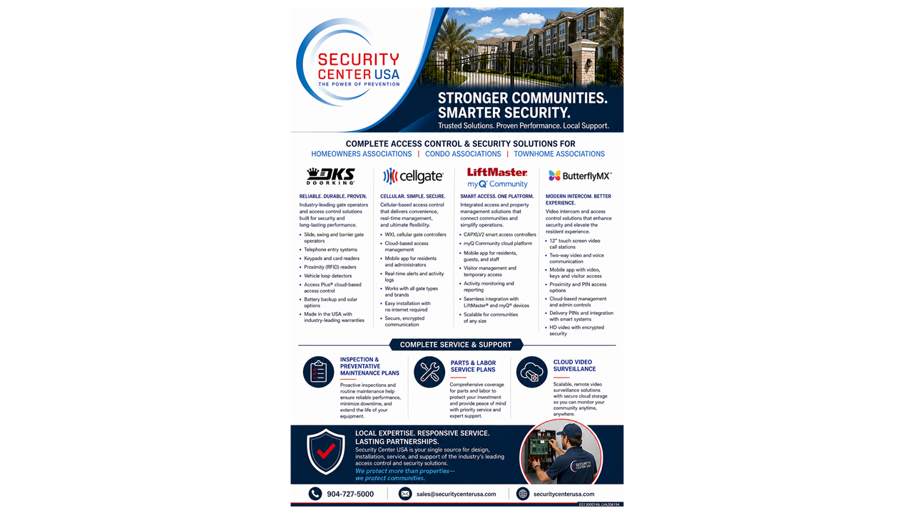 Security Center USA Flyer