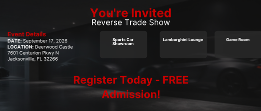 Deerwood Castle Reverse Tradeshow for Management Companies, CAMs, Homeowner Leaders