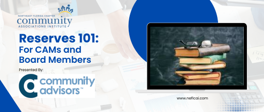 Reserves 101: for CAMS and Board Members. 