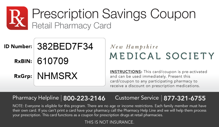 New store prescription coupon