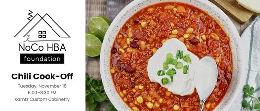 NoCo HBA Foundation Chili Cook-Off at Kamtz Custom Cabinetry