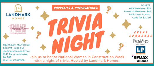 PWB-Trivia Night at Landmark Homes!