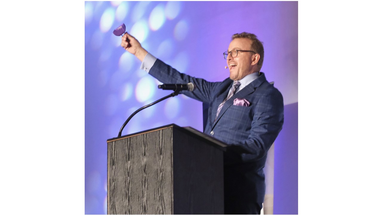 Emceeing at JRF national event