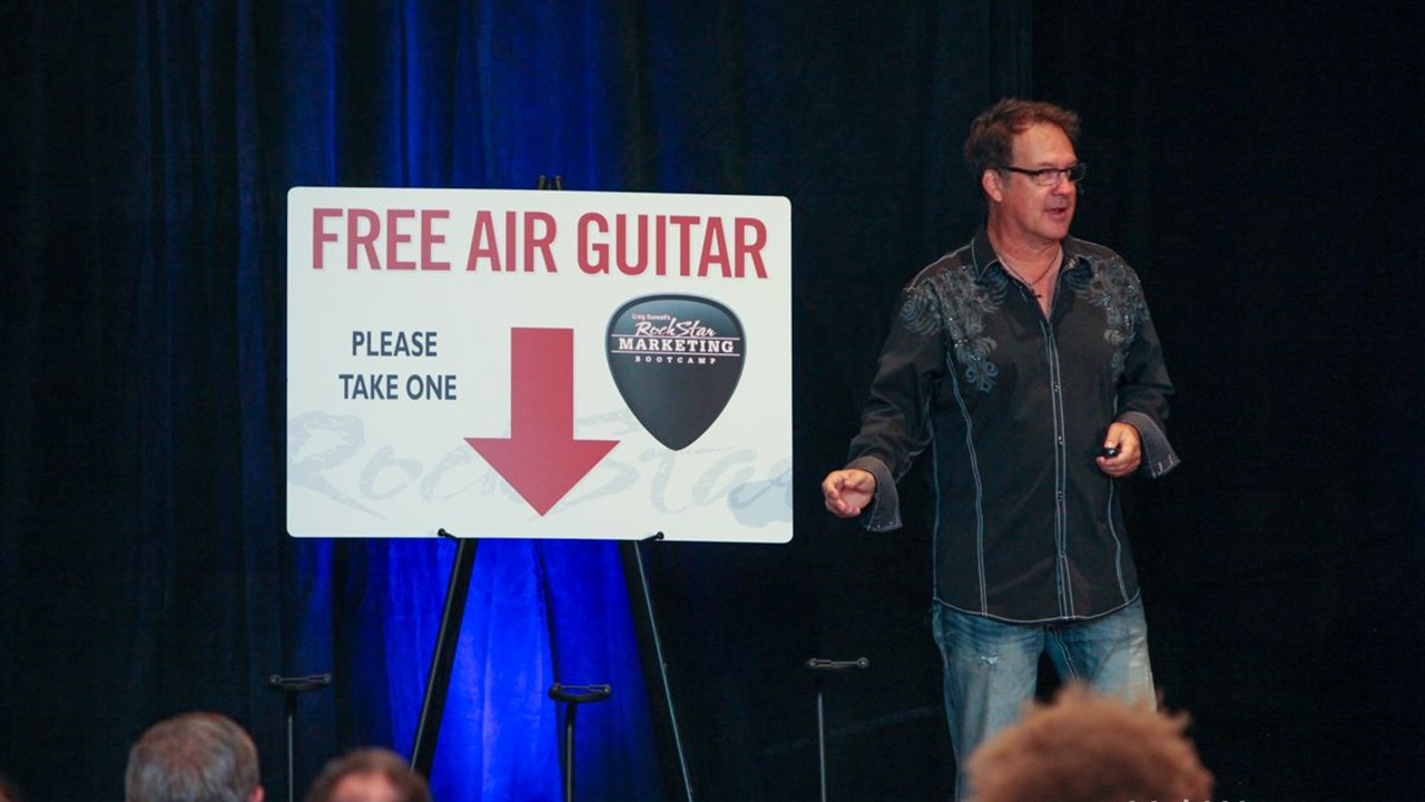 Craig gives out FREE Air Guitars
