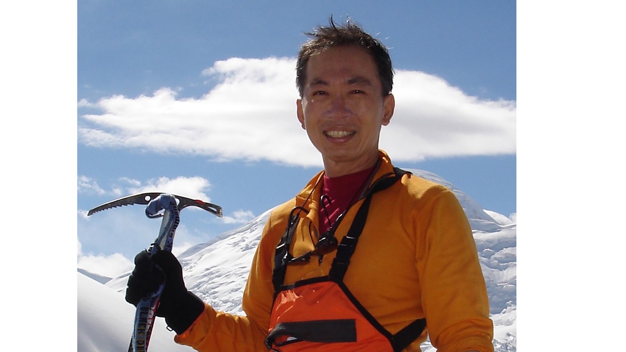 Summit of a virgin peak