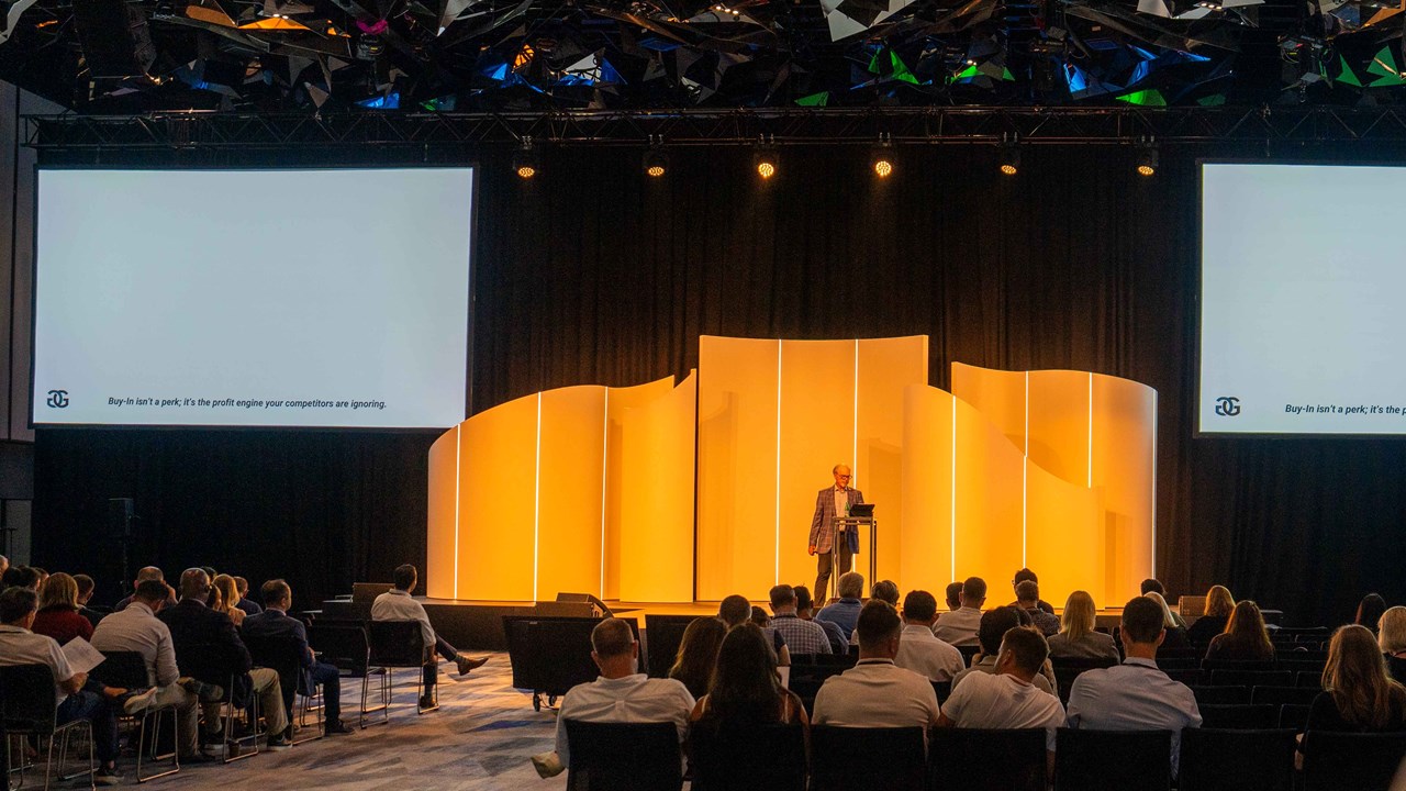 Dave Garrison Keynote on Stage