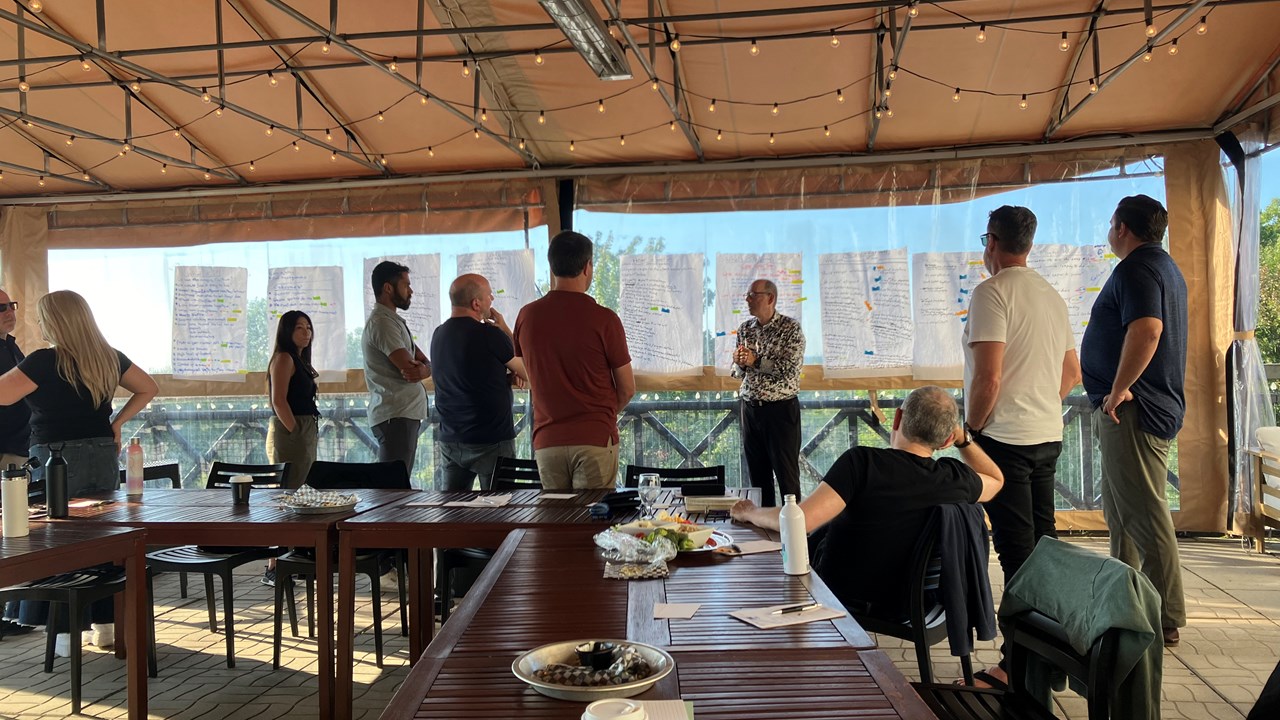 Randall Facilitating an Executive Retreat