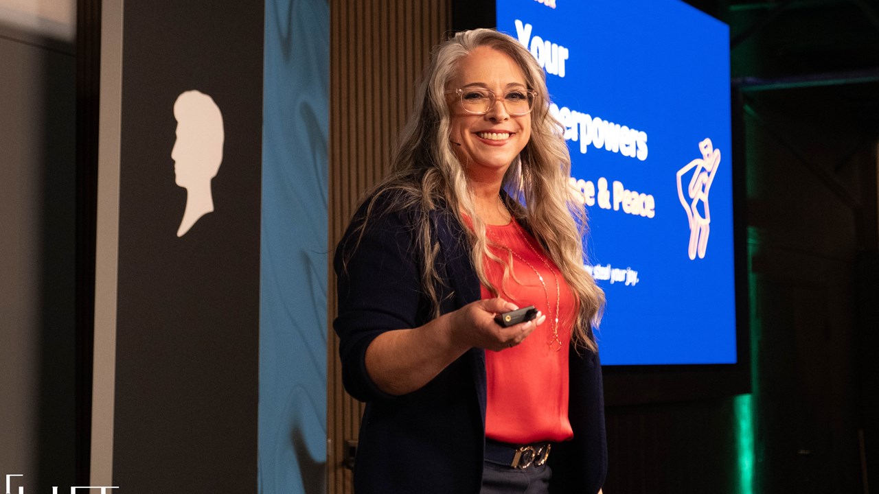 Linda Grizely - The Human Variable: Financial Wellness Reimagined - close up shot