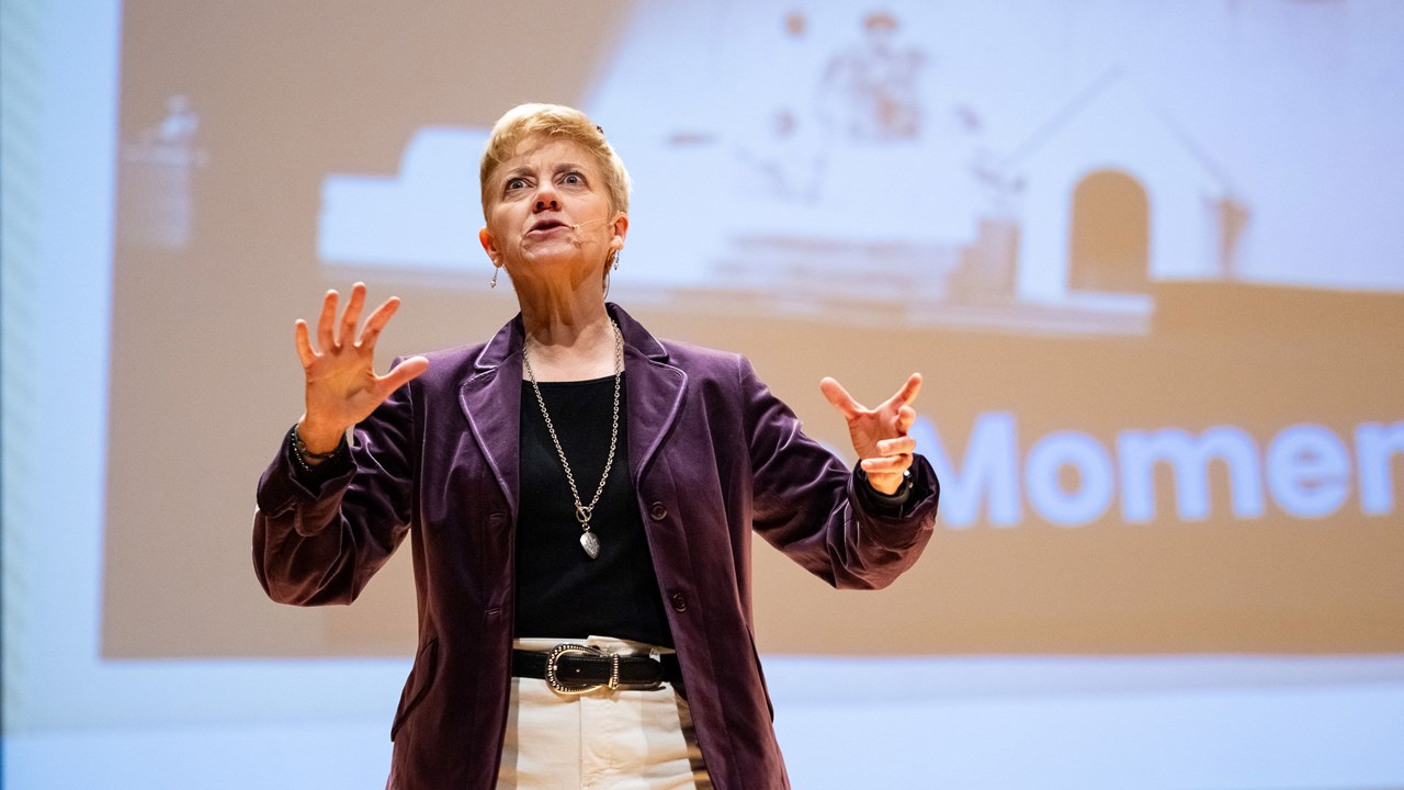 Hilary Blair speaking: anchoring in story 