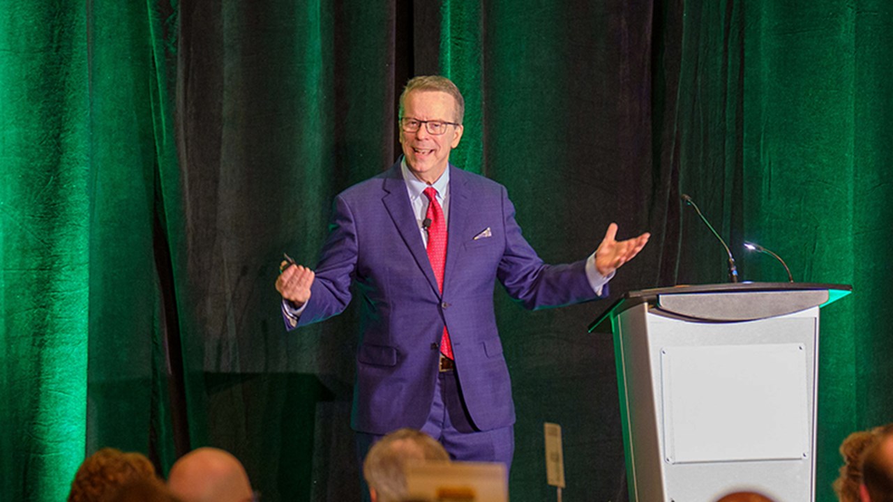 Richard Hadden delivering keynote in Lancaster, PA