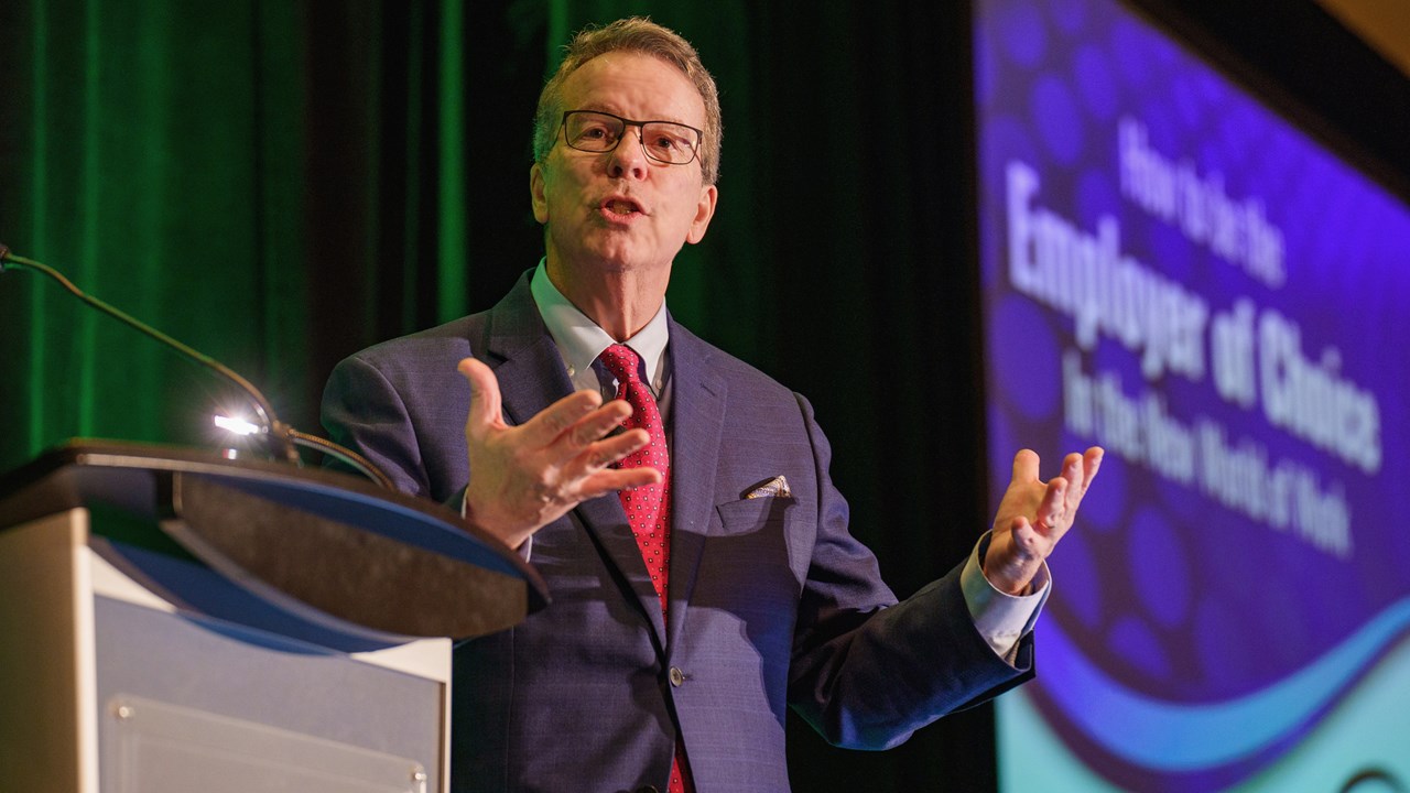 Richard Hadden delivering keynote in Lancaster, PA