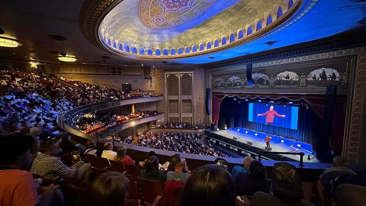 Ken on stage in Richmond, Virginia