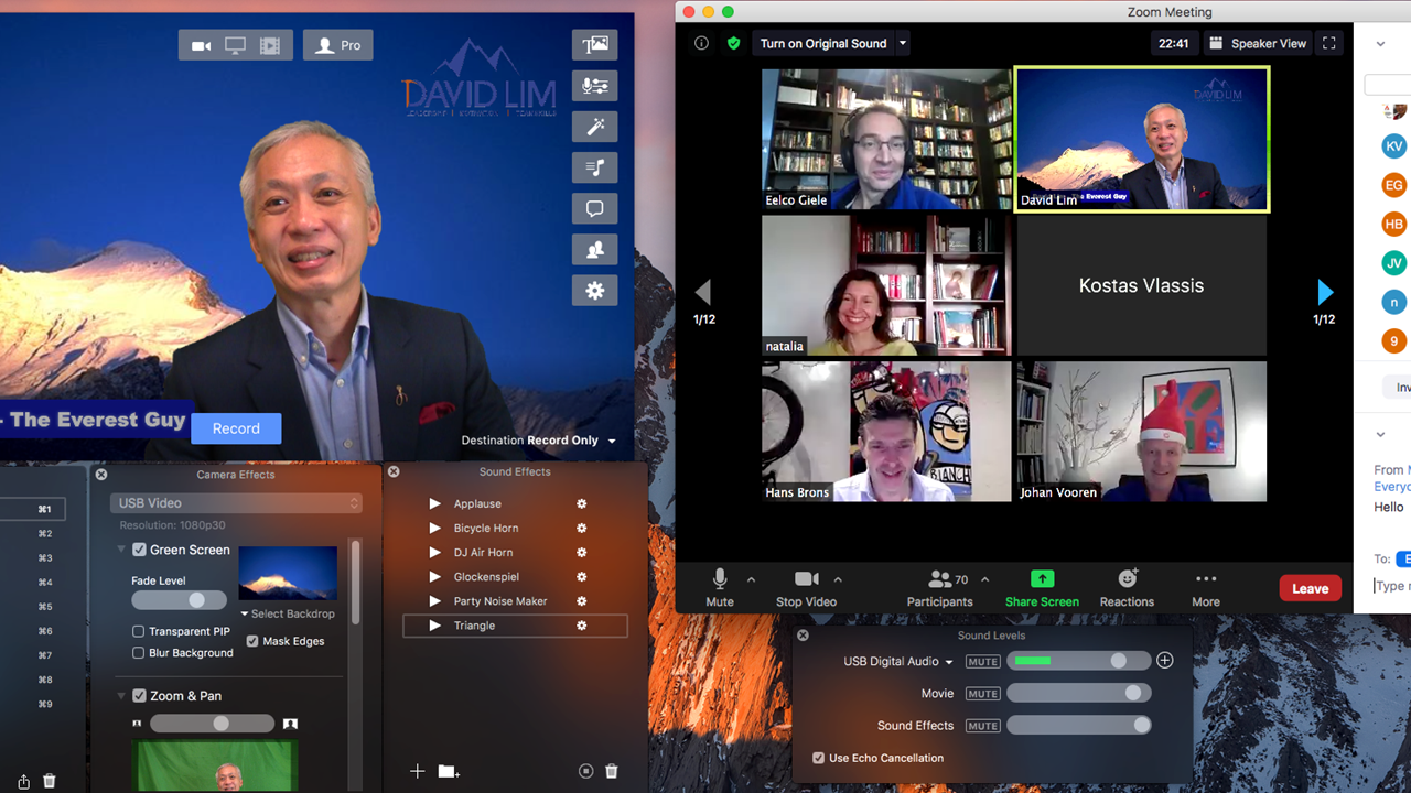 VIRTUAL GLOBAL SPEAKING ENGAGEMENTS