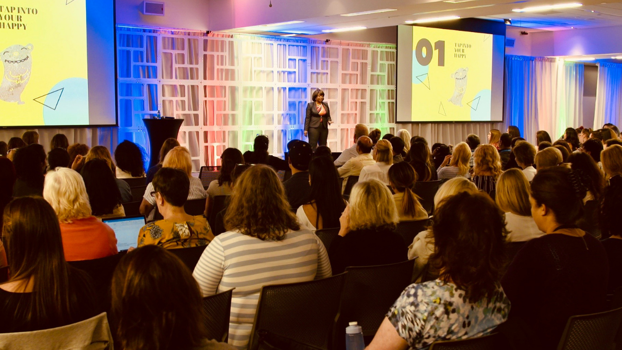 Marquesa speaking at Microsoft HQ