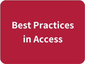 Best Practices in Access