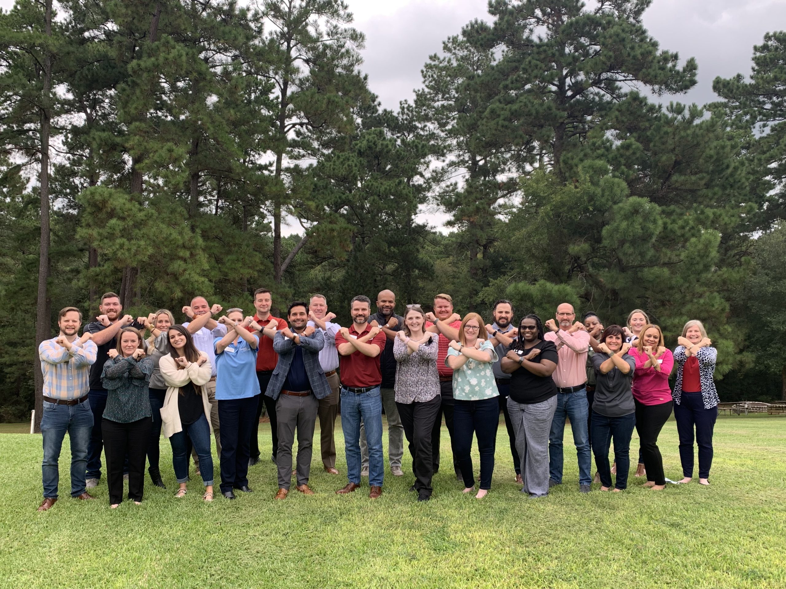 Group of people from the Leadership Lake Houston program