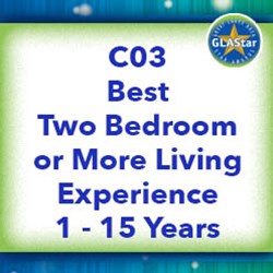 C03 Best Two Bedroom Living Experience 1 - 15 Years