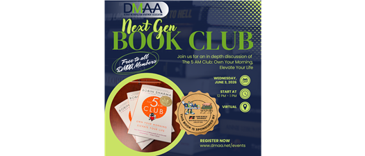 DMAA l Q2 Book Club The 5:00am Club