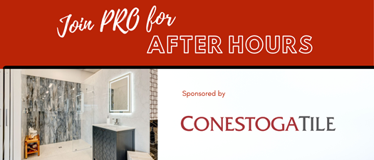 PRO After Hours & Board Inductions hosted by Conestoga Tile