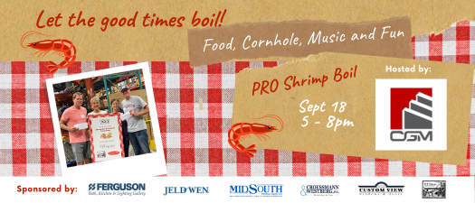 Shrimp Boil & Cornhole Tournament hosted by Classic Granite & Marble