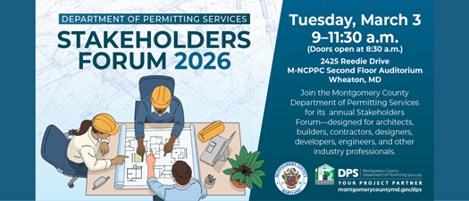 Montgomery County Department of Permitting Services (DPS) Stakeholders Forum