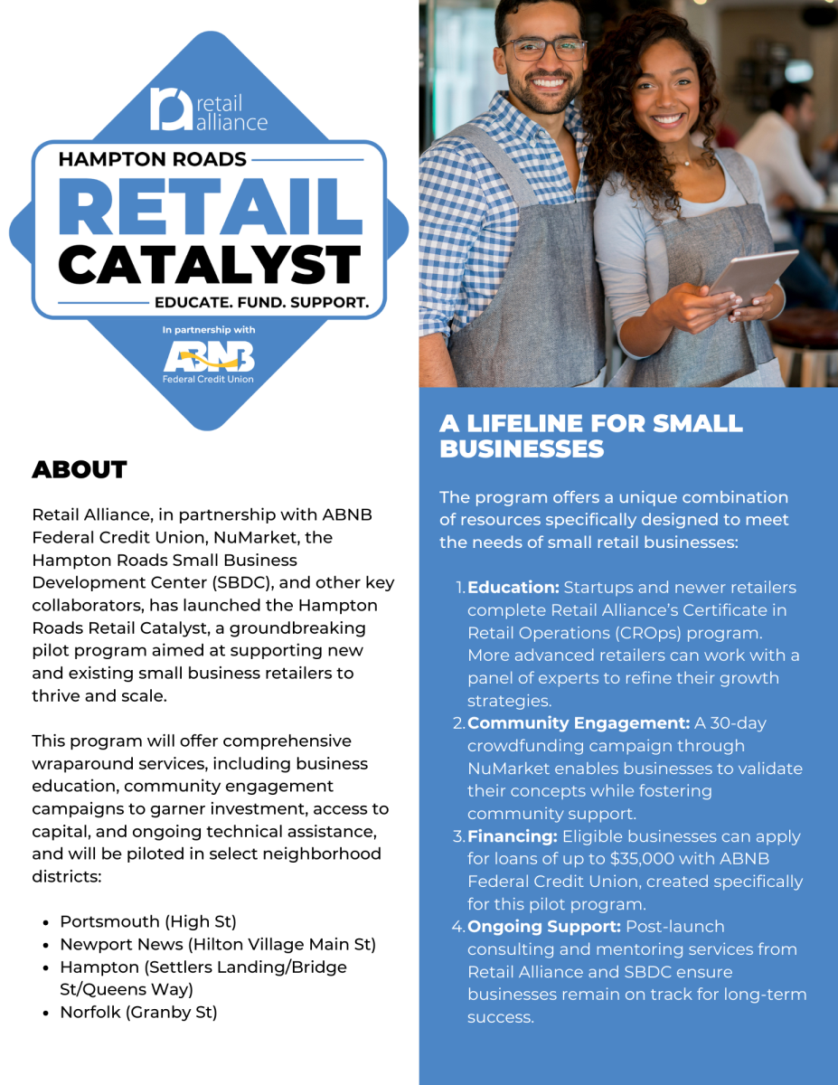Retail Catalyst flyer for communities