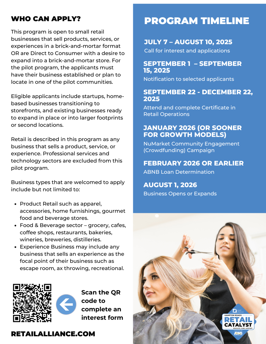 Retail Catalyst Flyer for Community