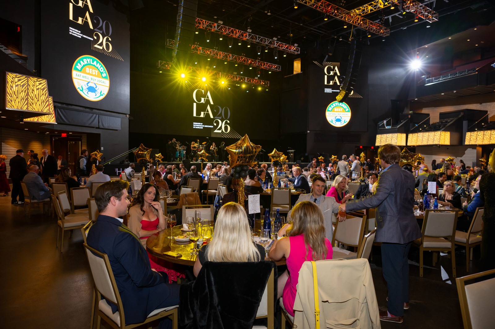 Gala at the MD Live! with hundres of spectators in the audience