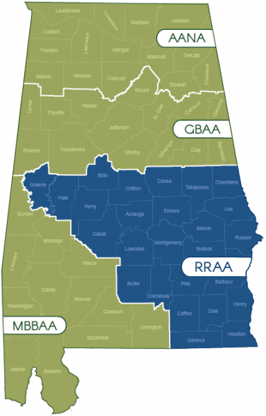 RRAA Alabama Map