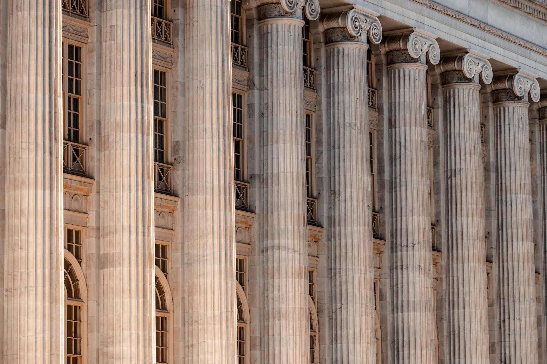 Courthouse columns