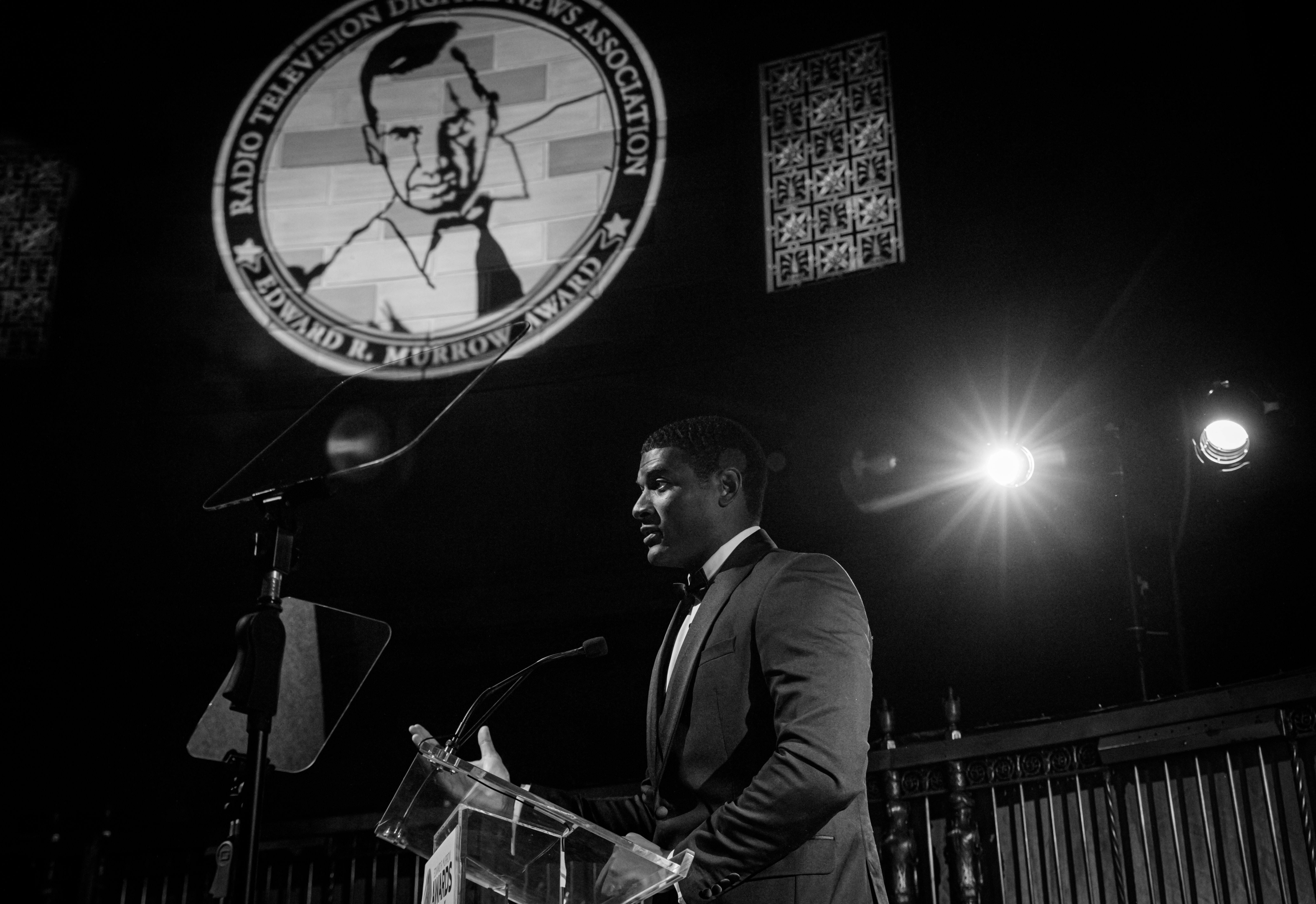 Omar Jimenez at the Murrow Awards