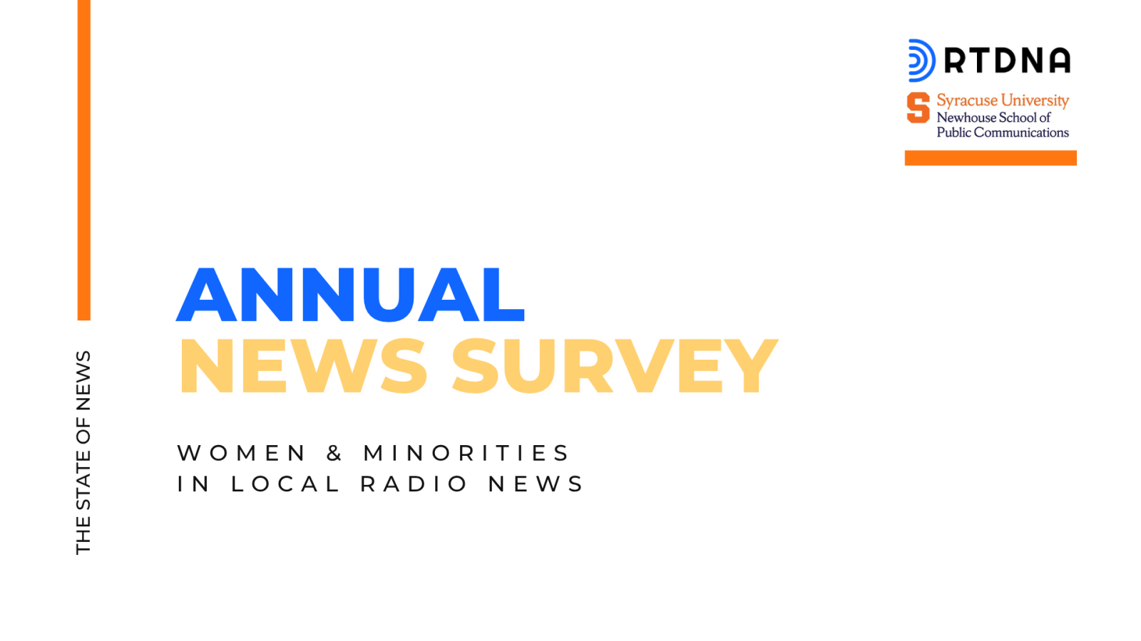 Women and Minorities in Local Radio News, 2026